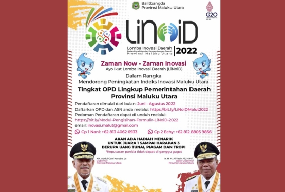 Lomba Inovasi Daerah Provinsi Maluku Utara (LiNoiD) 2022