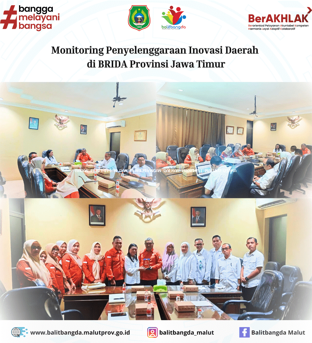 Monitoring Penyelenggaraan Inovasi Daerah di BRIDA Provinsi Jawa Timur