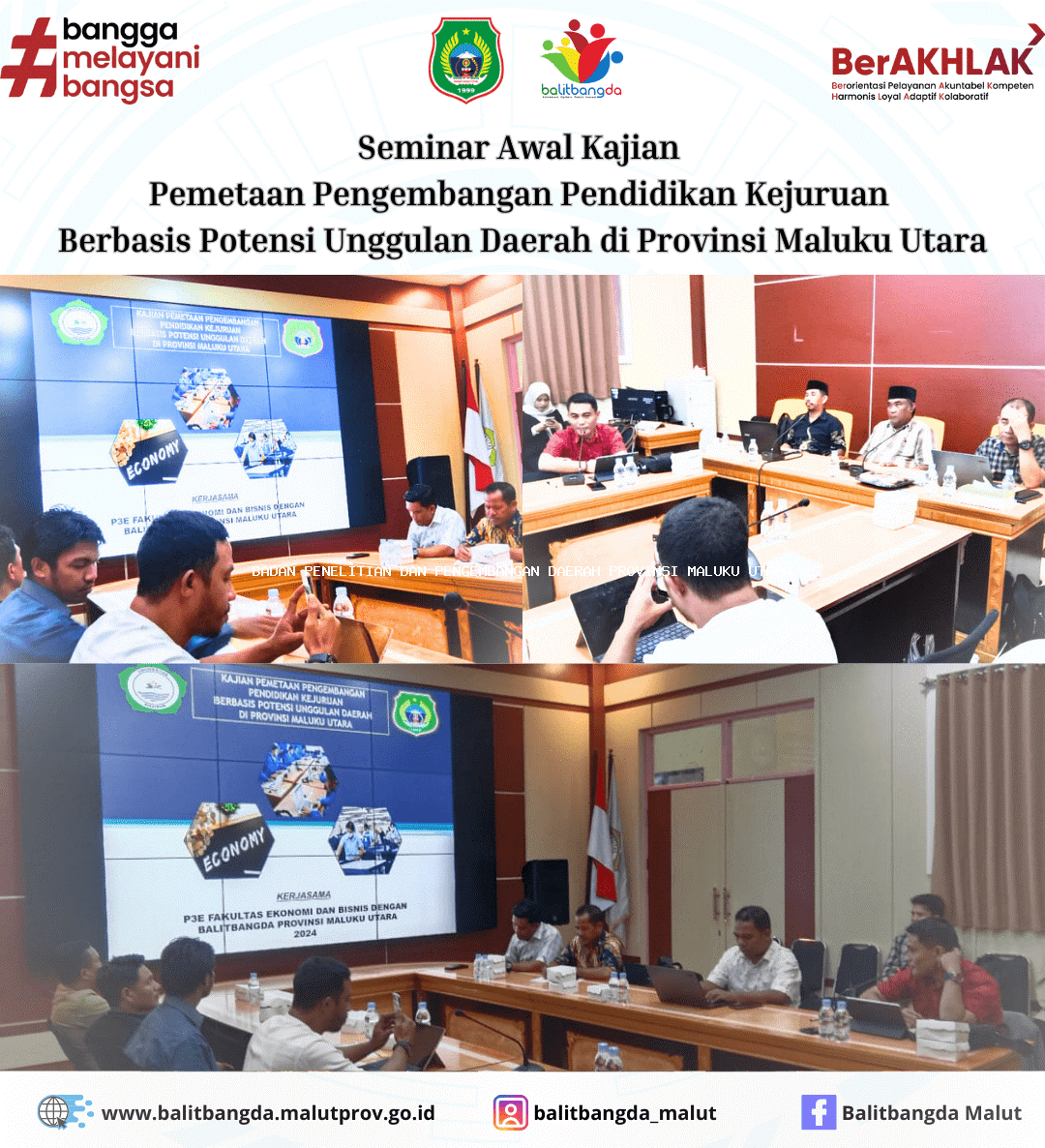 Seminar Awal Kajian Pemetaan Pengembangan Pendidikan Kejuruan Berbasis Potensi Unggulan Daerah di Provinsi Maluku Utara